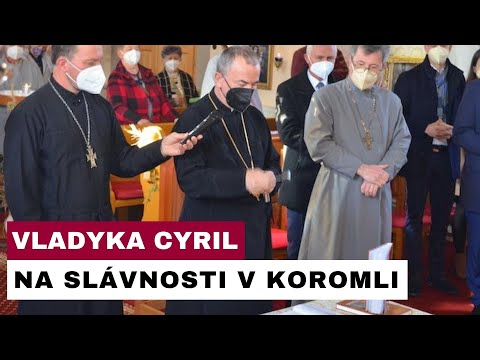 V Koromli bola archijerejská svätá liturgia a prezentácia historickej knihy o farnosti