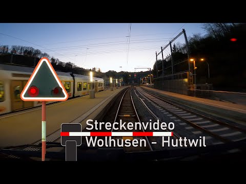 Cab ride / Führerstandsmitfahrt S6 Wolhusen - Huttwil remastered
