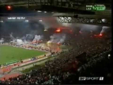 Roma 2-2 Lazio Derby 2000-2001 Gol (Batistuta,Delvecchio)