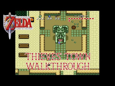 Thieves' Town (Gargoyle's Domain) Dungeon Walkthrough - The Legend of Zelda A Link to the Past