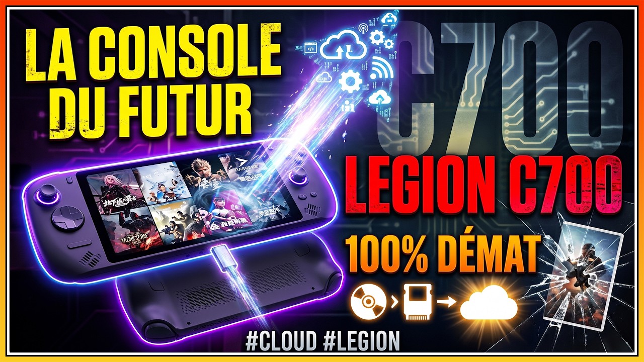 🚨 NEWS : Lenovo Legion C700, la console 100 % Cloud Gaming dévoilée !