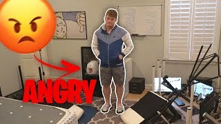 Flipping everything upside down prank on my roommate...
