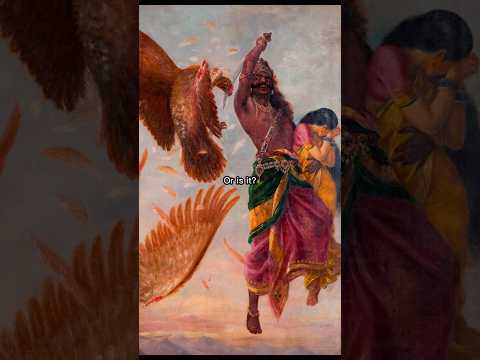 "Jatayu vs Ravana by Raja Ravi Varma⚔️" #shorts #art #painting #history