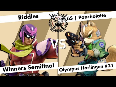 Riddles (Captain Falcon) vs 6S | Poncholatte (Fox, Wolf) - WSF - Olympus Harlingen #21