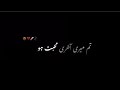 Tum Meri Akhri Muhabat Ho John Elia Poetry ️ Urdu Poetry Black Screen Status Johnelia