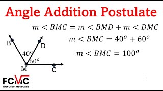 How to Use the Angle Addition Postulate