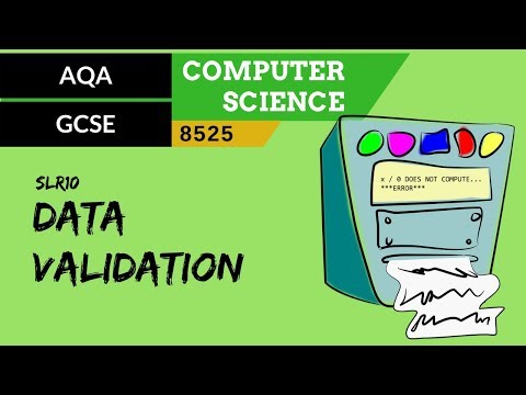 60. AQA GCSE (8525) SLR10 - 3.2 Data validation