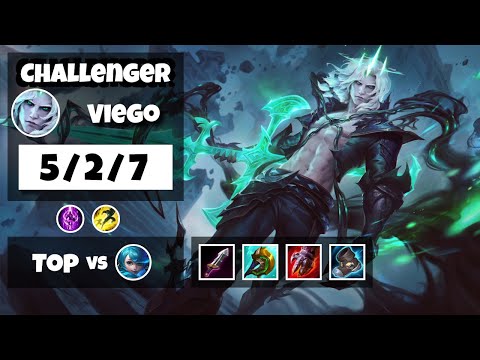 Viego Top 11.13 Challenger Gameplay S11 (5/2/7) - KOREAN