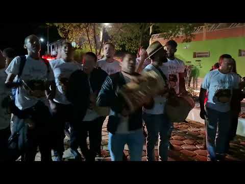 Tamborzeiros do Rosário de Chapada do Norte MG na Descida Cultural em Francisco Badaró MG 