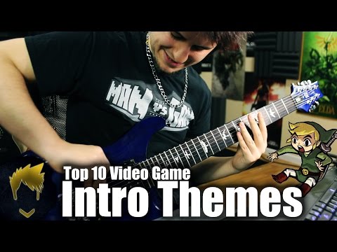 Top 10 Video Game Intro Themes - Guitar Medley (FamilyJules7x)