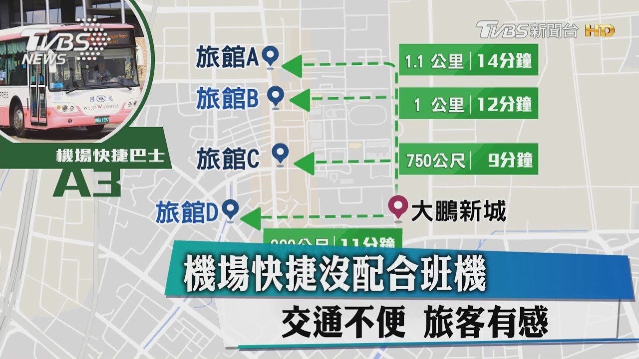 台中機場快捷沒配合班機 香港學生旅客超有感