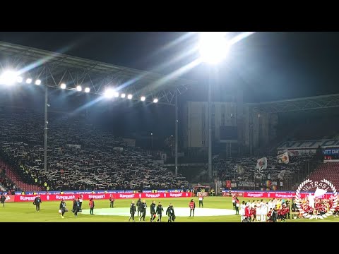 Peluza Șepcile Roșii în Gruia || CFR Cluj - UNIVERSITATEA CLUJ || 13.03.2023