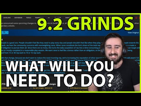 Get ready for 9.2: What Grinds will be worth doing?