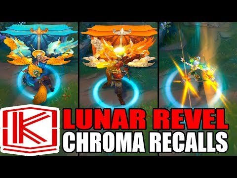 ALL NEW LUNAR REVEL CHROMA RECALLS - League of Legends