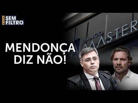 CASO MASTER: Mendonça vê risco de interferência e nega prisão domiciliar a Vorcaro