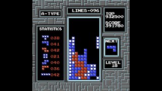 NES classic tetris: DAS high score (549K)