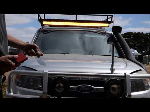 Autofeel Dual Colour LED Light Bars Installed PK Ranger