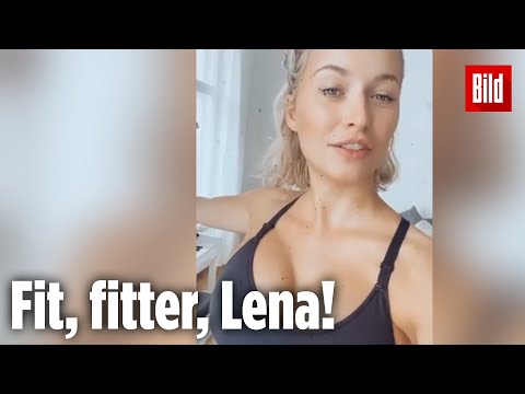 So vertreibt sich Lena Gercke die Zeit zu Hause