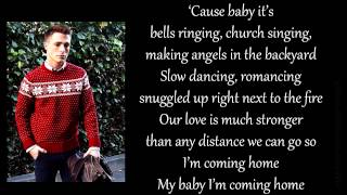 Travis-Atreo &amp; Colton Haynes - Baby It's Christmas piano version (lyrics)