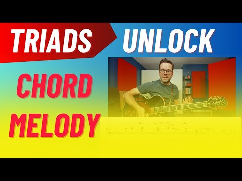Jazz Chord Melody Made Simple with Triads 😎