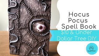 $10 & Under Dollar Tree DIY - Hocus Pocus Spell Book