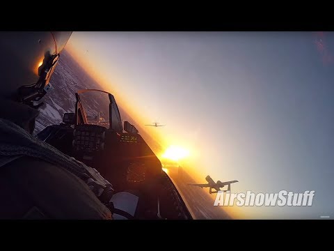 F-16 Cockpit Cam - Super Bowl LII Flyover (2018)