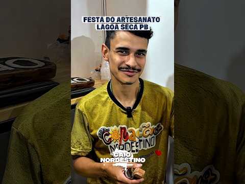 Salão do artesanato lagoa seca #nordeste #paraiba #artesanato #lagoaseca