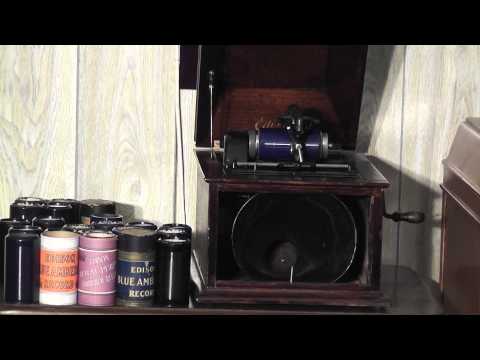 Edison blue amberol cylinder 23001 - Poet & Peasant Overture by National Military Band