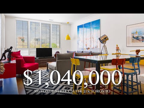 $1,040,000 - Sold - Welcome To The Ramsden - 980 Yonge Street, Suite 515, Toronto