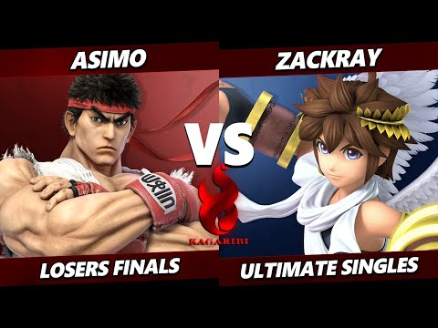 Kagaribi 9 Losers Finals - Asimo (Ryu) Vs. Zackray (Pit) SSBU Ultimate Tournament