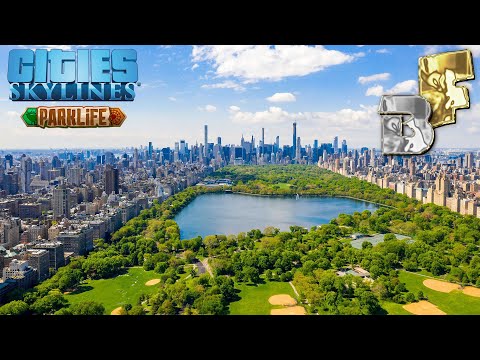 Build a City Park In Cities Skylines ParkLife