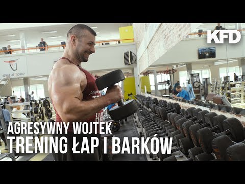 Agresywny Wojtek: trening bicepsów i barków - KFD