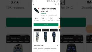 How to convert smartphone into Tata sky remote