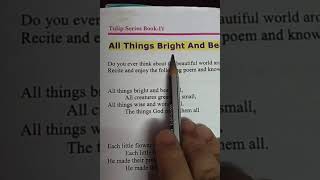 Class 4th English (All Things Bright And Beautiful)