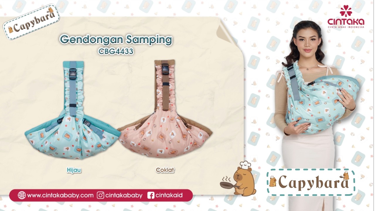 Gendongan Samping CBG4433 Capybara Series Cintaka