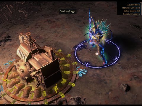 [ Path of Exile 3.20 ] Snek-o-forge: 2H Melee Poisoner Tank, Delve Demo