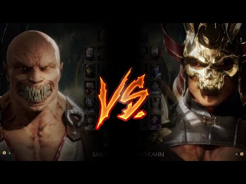 Mortal Kombat 11 - Baraka Vs. Shao Kahn (VERY HARD)