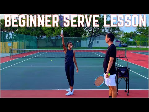 Beginner Tennis Serve Lesson | Learning the Loop