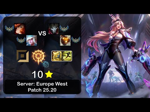 Miss Fortune ADC + Janna vs Jhin + Bard - EUW Challenger - Patch 25.20