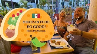 Street Food in Playa Del Carmen, Mexico - What to Eat, Tacos, Mexican!