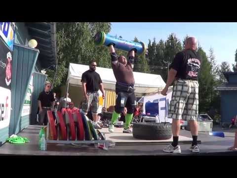 Ville Pehkonen 170kg Log Press - Savonlinna Power Event