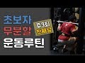 [머슬맥TV] 초보자 무분할 운동루틴(주3회 첫째날)