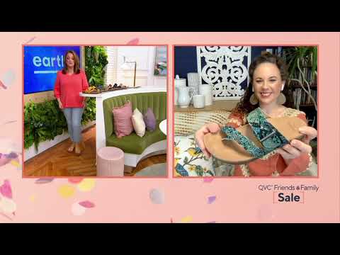 Earth Origins Braided Leather or Print Toe-Post Sandals - Onida on QVC