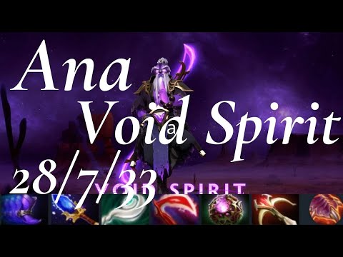Ana Void Spirit vs Broodmother - fancy combos to kill AM - dota2