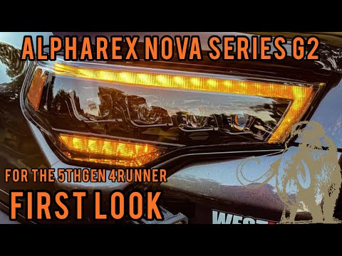 ALPHAREX Nova series G2 for the 5th gen 4Runner (FIRST LOOK)