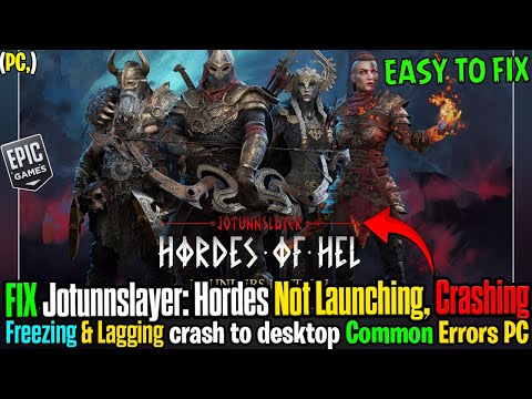 How to Fix Jotunnslayer: Hordes of Hel Crash to Desktop & Startup ✅ Not Launching (PC)