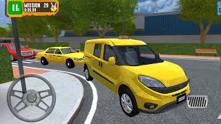 Taksi Doblo Araba Oyunu - Direksiyonlu Taksi Oyunu