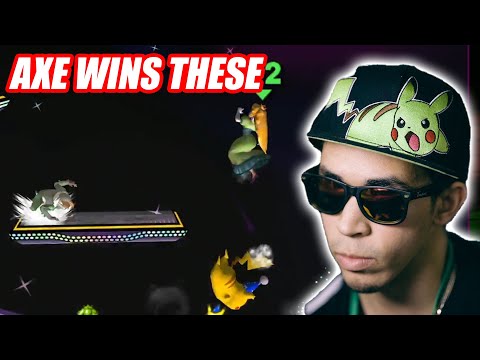 Axe pulls off the clutch 1v2 at Apex! - Best of Melee Streams 9