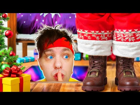 BYGGER  HEMLIGT GAMING RUM FÖR ATT FÅNGA JULTOMTEN