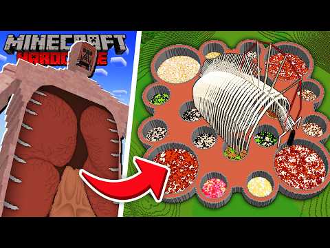 I TRAPPED EVERY ATTACK ON TITANS In Minecraft